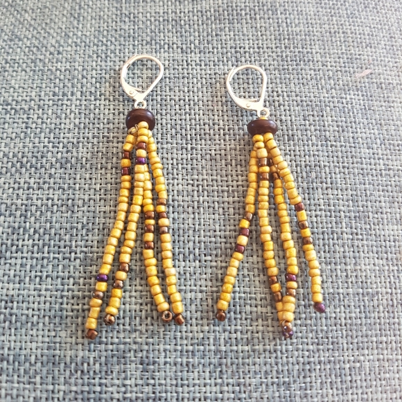 Hand made earrings - Picture 2 of 2